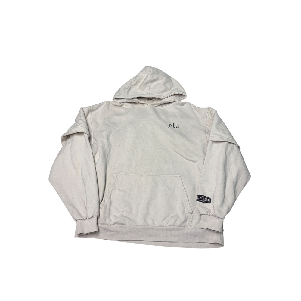 YoungLA W520 Urban Layer Hoodie Cream Off White‎ Womens Medium Streetwear